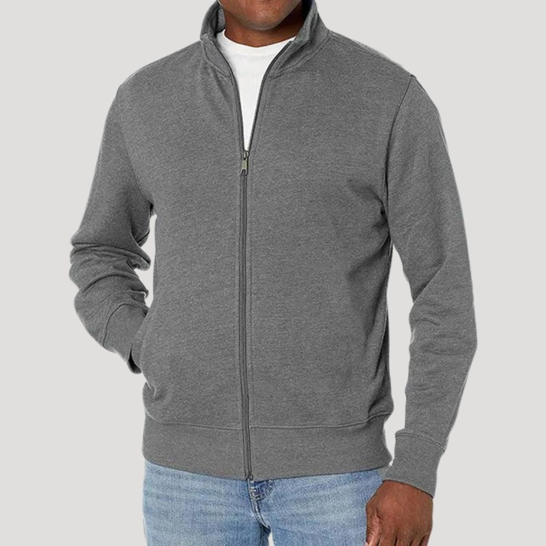 Veste de printemps zippée légère et décontractée pour homme