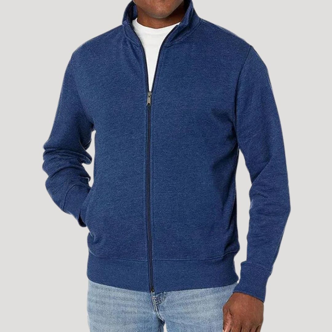 Veste de printemps zippée légère et décontractée pour homme