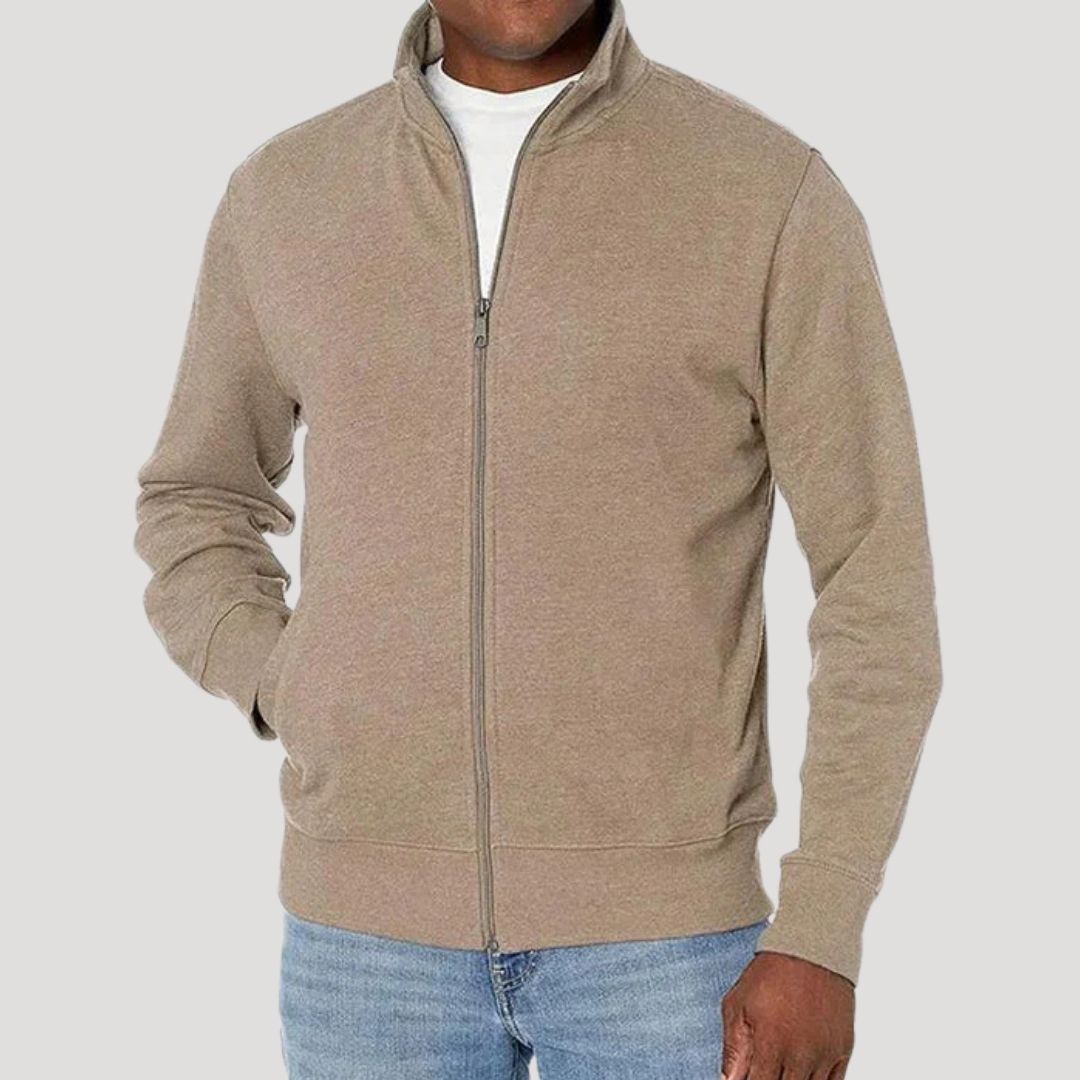 Veste de printemps zippée légère et décontractée pour homme