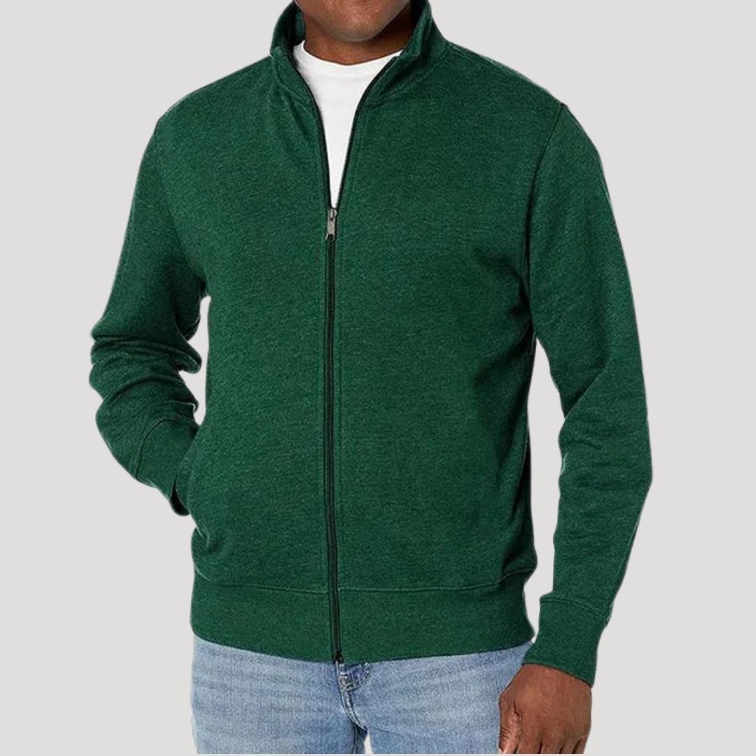 Veste de printemps zippée légère et décontractée pour homme