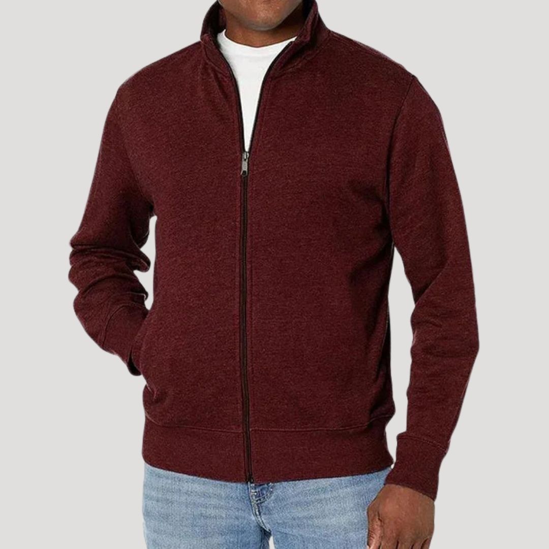 Veste de printemps zippée légère et décontractée pour homme