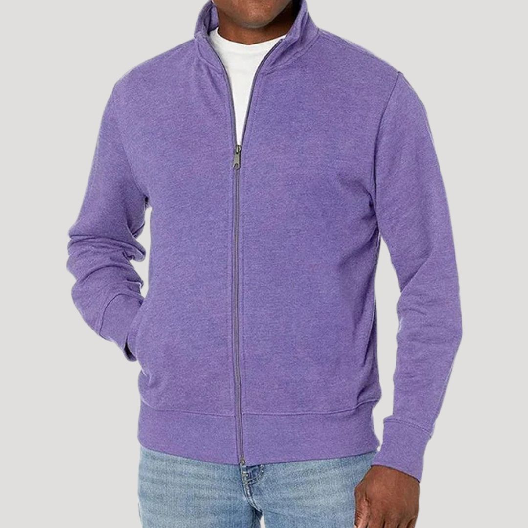 Veste de printemps zippée légère et décontractée pour homme