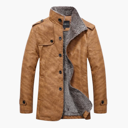 Veste décontractée à boutons pour homme