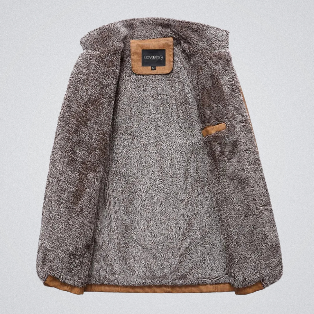Veste décontractée à boutons pour homme