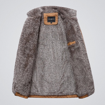 Veste décontractée à boutons pour homme