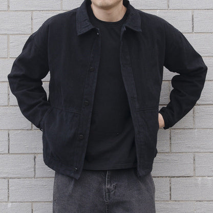 Veste décontractée pour homme à fermeture boutonnée