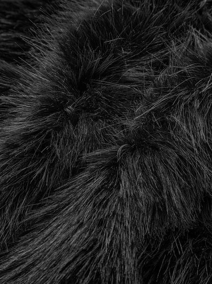 Veste en fourrure oversize pour femme