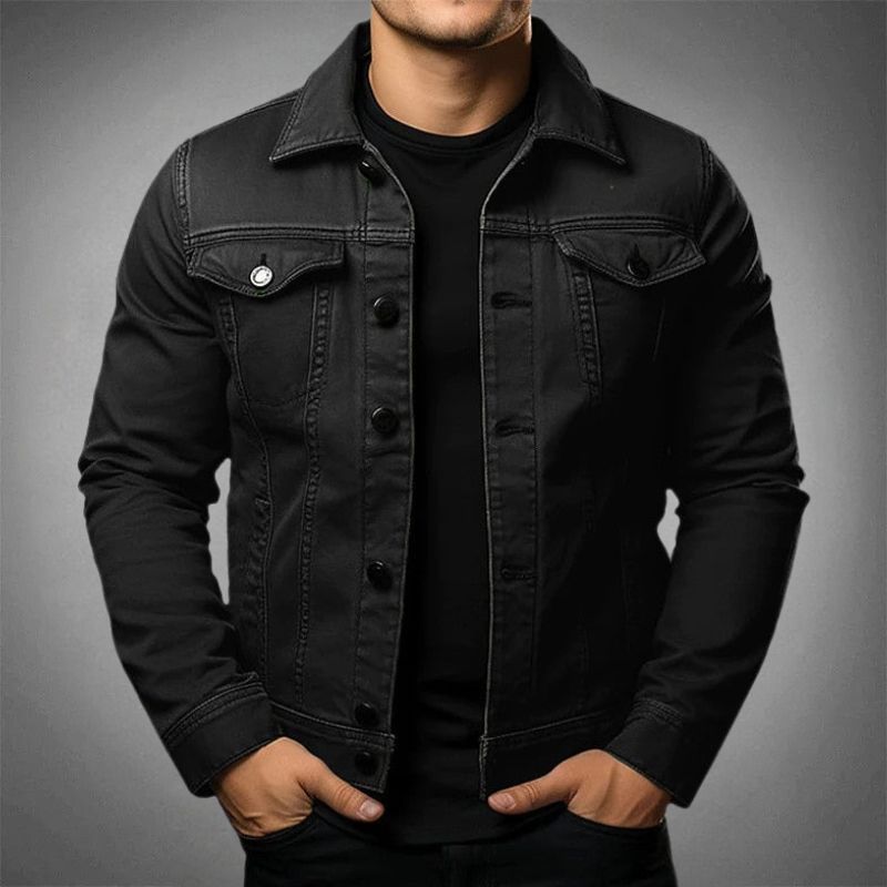 Veste en jean classique pour homme