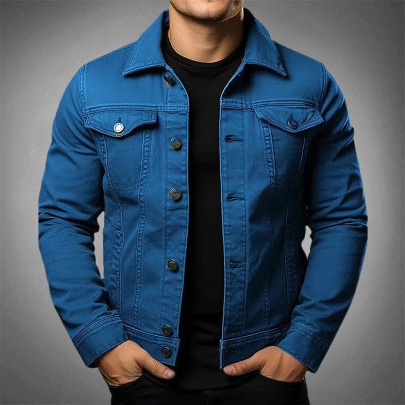 Veste en jean classique pour homme