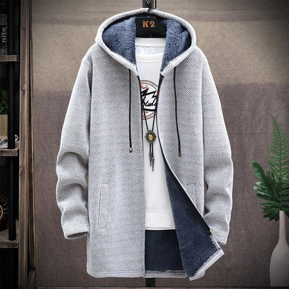 Veste en polaire chaude pour homme ultra-extensible à épaules marquées