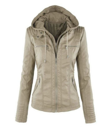 Veste en similicuir élégante et confortable