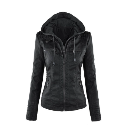 Veste en similicuir élégante et confortable