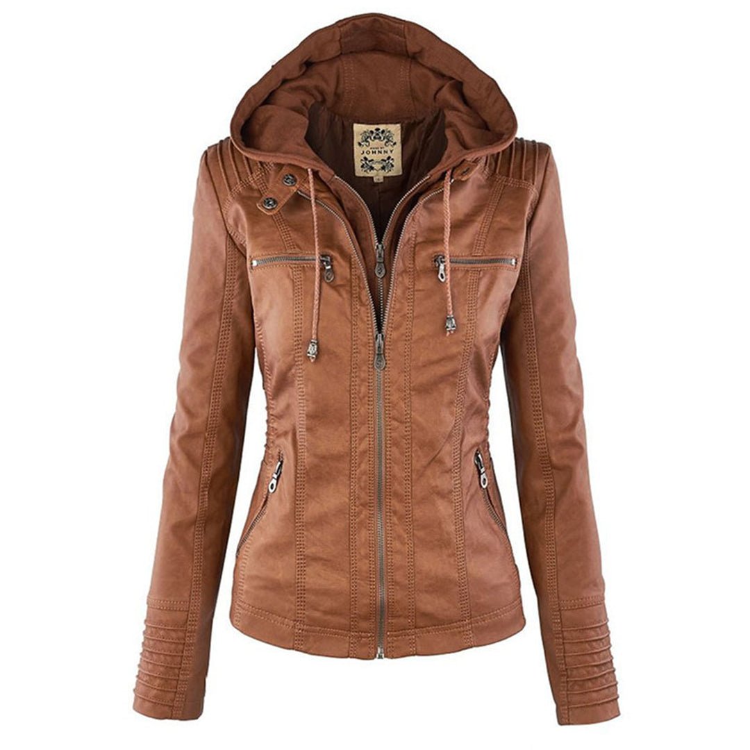 Veste femme cintrée à capuche