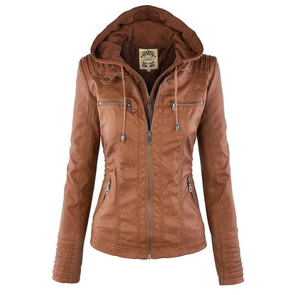 Veste femme cintrée à capuche