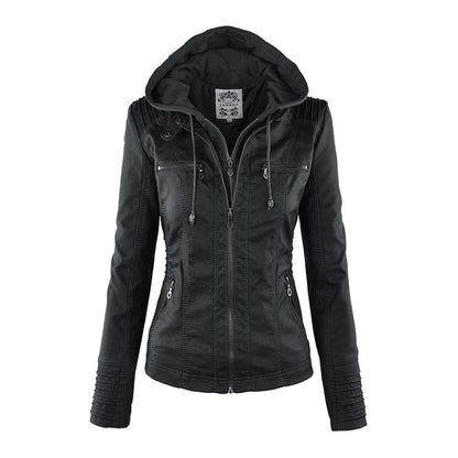 Veste femme cintrée à capuche