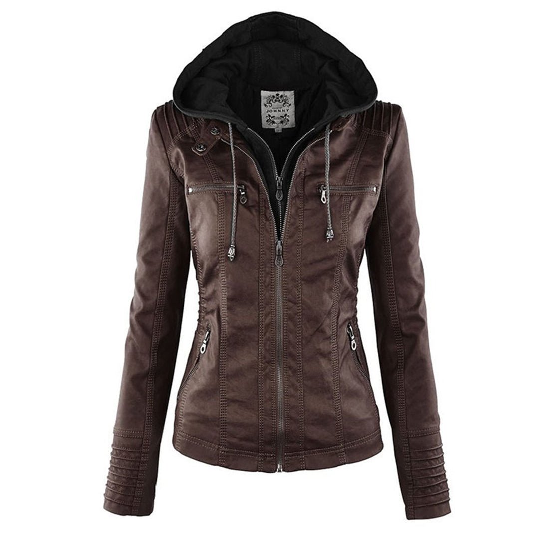 Veste femme cintrée à capuche