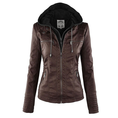 Veste femme cintrée à capuche