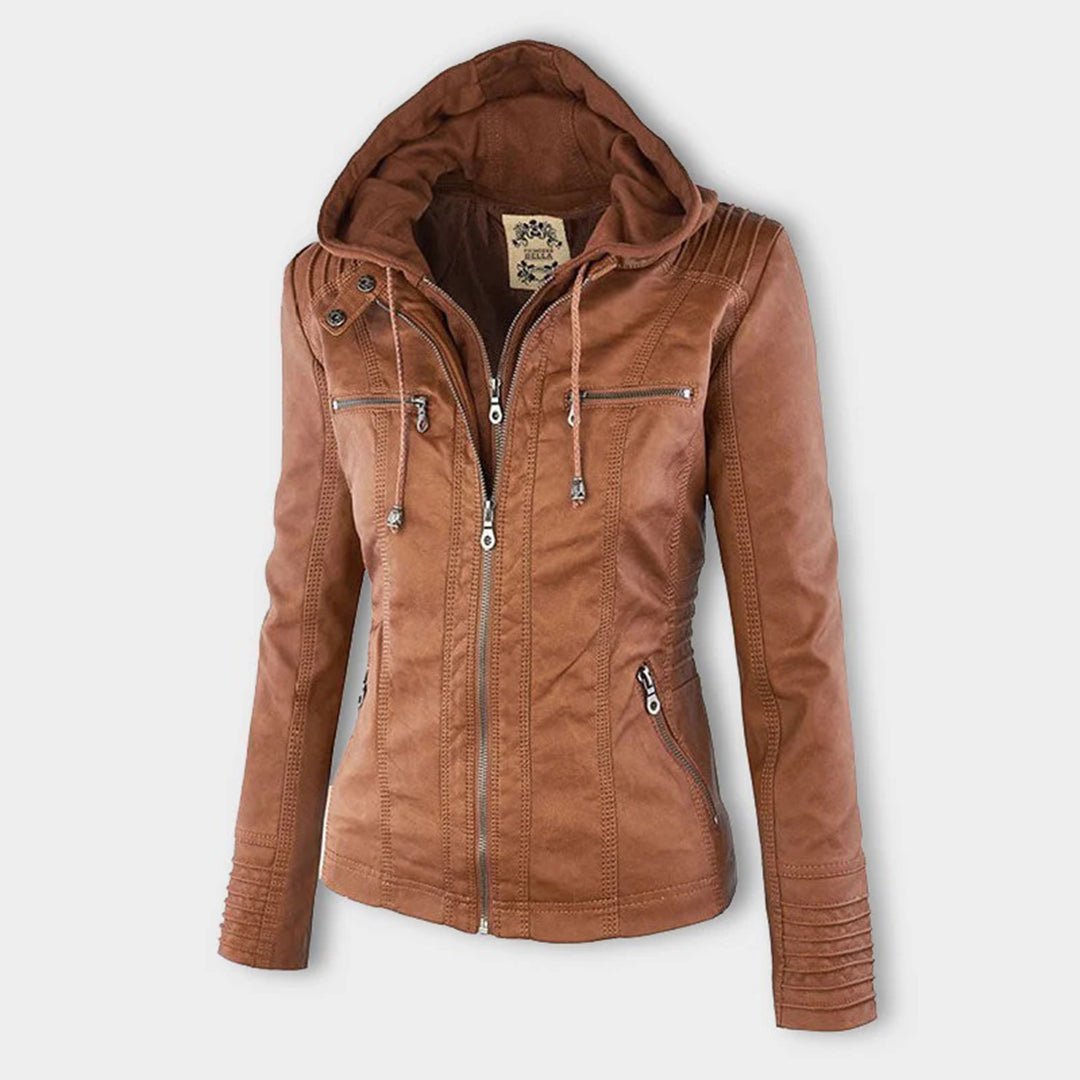 Veste femme cintrée à capuche