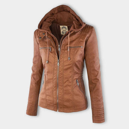 Veste femme cintrée à capuche