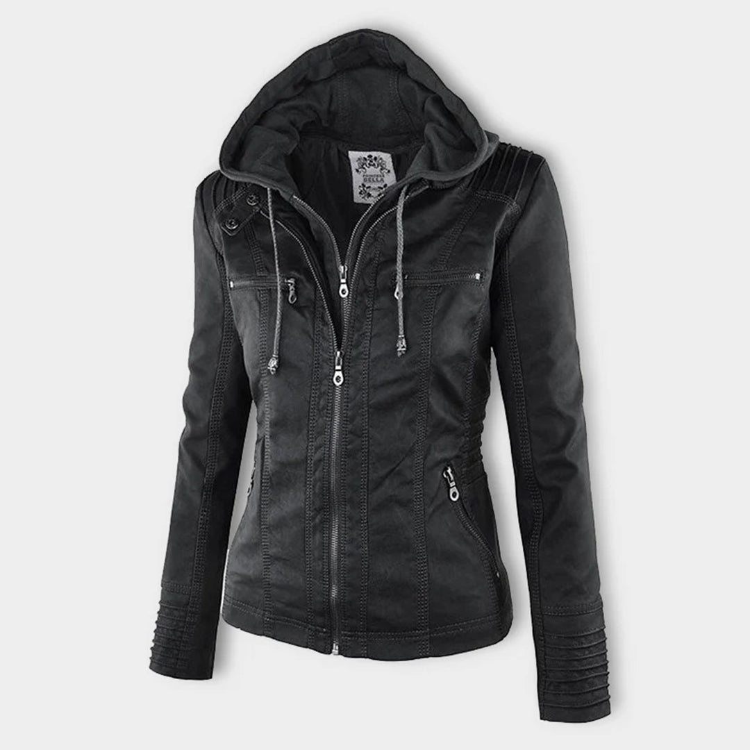 Veste femme cintrée à capuche