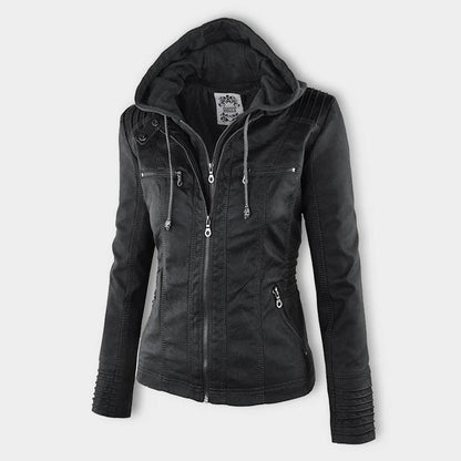 Veste femme cintrée à capuche