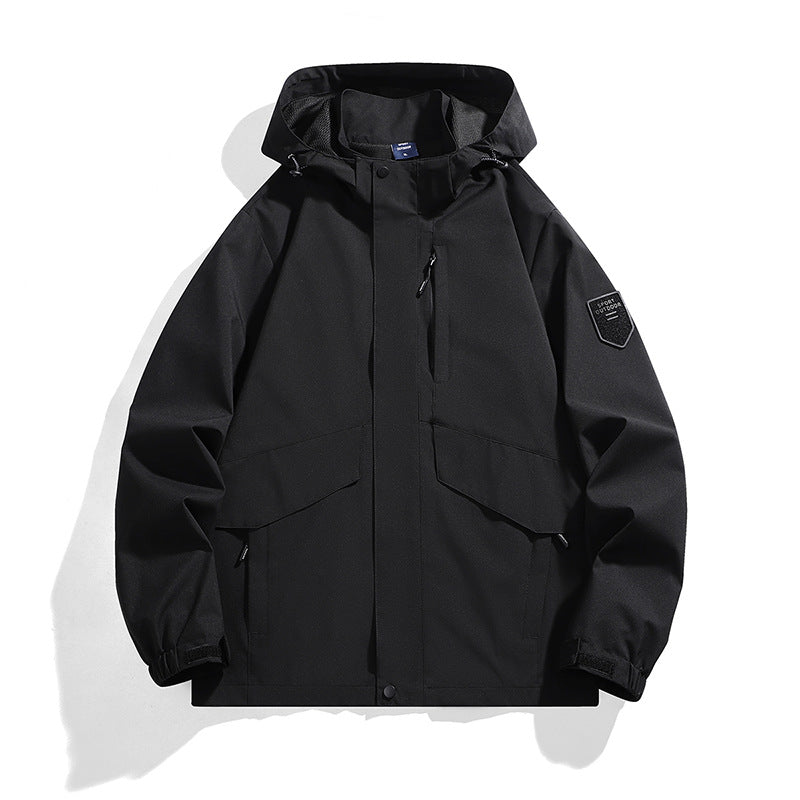 Veste imperméable de plein air pour homme