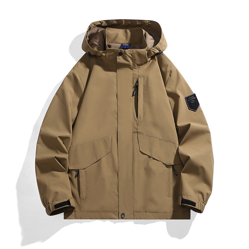 Veste imperméable de plein air pour homme