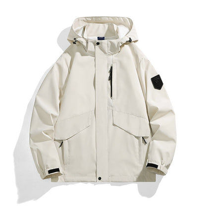 Veste imperméable de plein air pour homme
