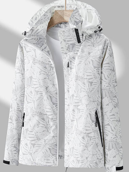 Veste imperméable et coupe-vent à capuche pour femme - élégante et légère