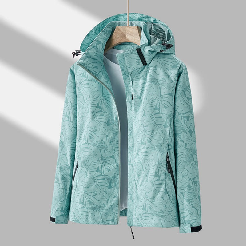 Veste imperméable et coupe-vent à capuche pour femme - élégante et légère