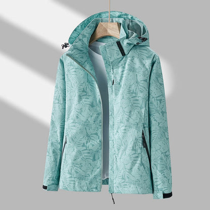Veste imperméable et coupe-vent à capuche pour femme - élégante et légère