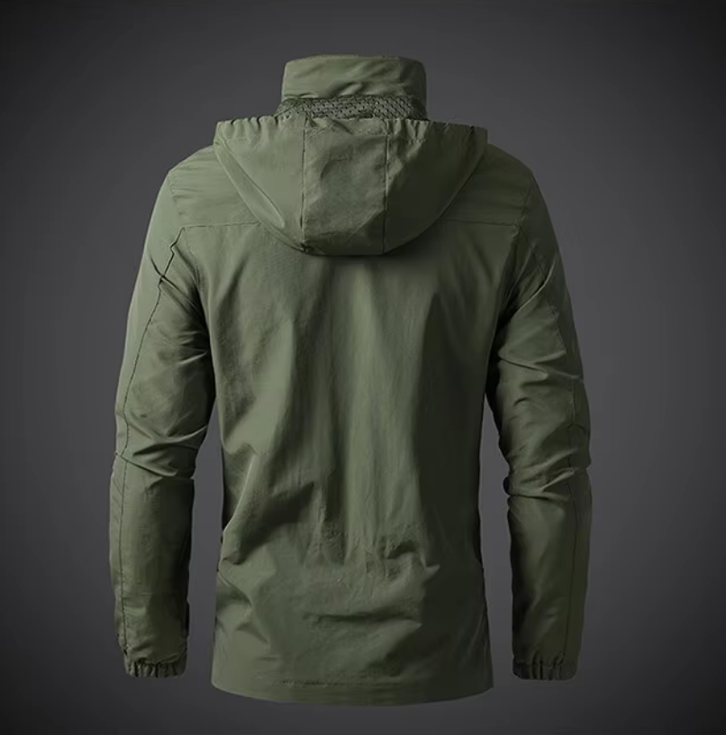 Veste imperméable et coupe-vent pour homme