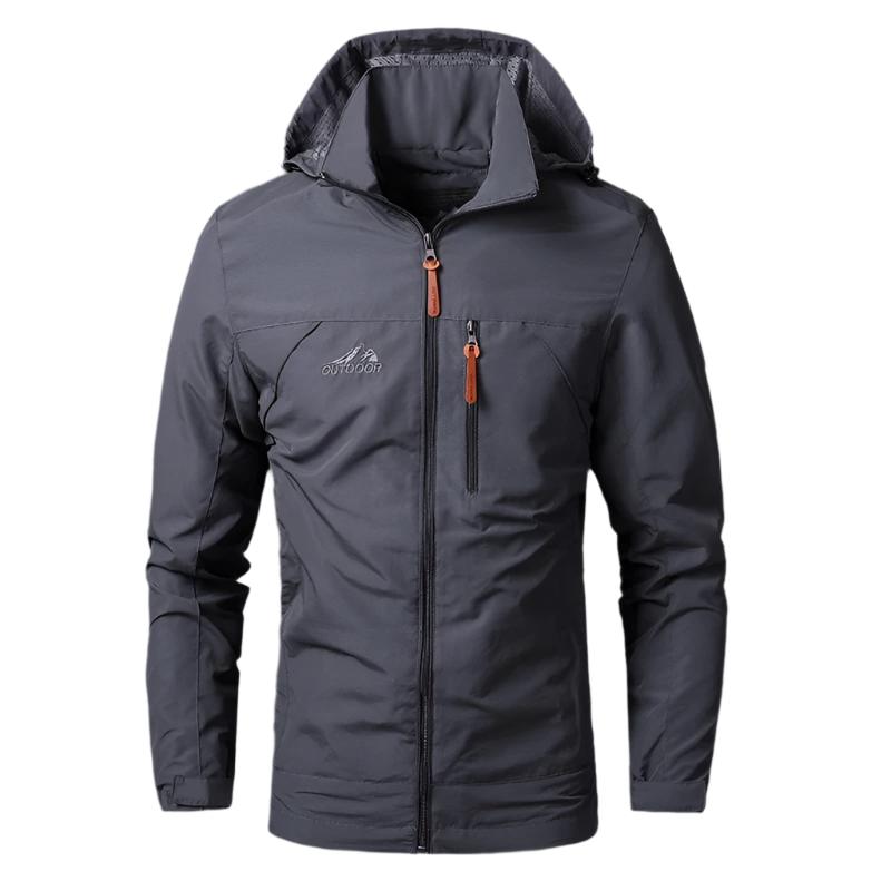 Veste imperméable et coupe-vent pour homme