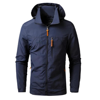 Veste imperméable et coupe-vent pour homme