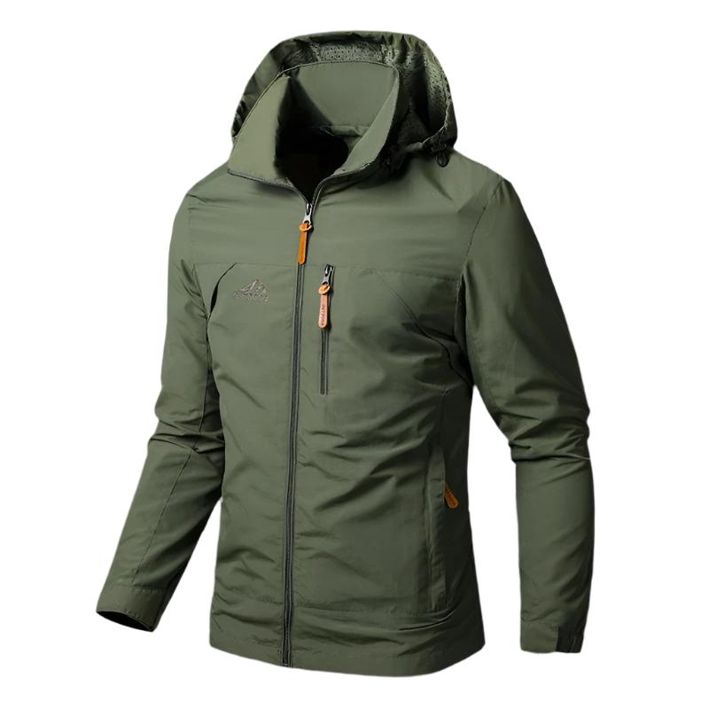 Veste imperméable et coupe-vent pour homme