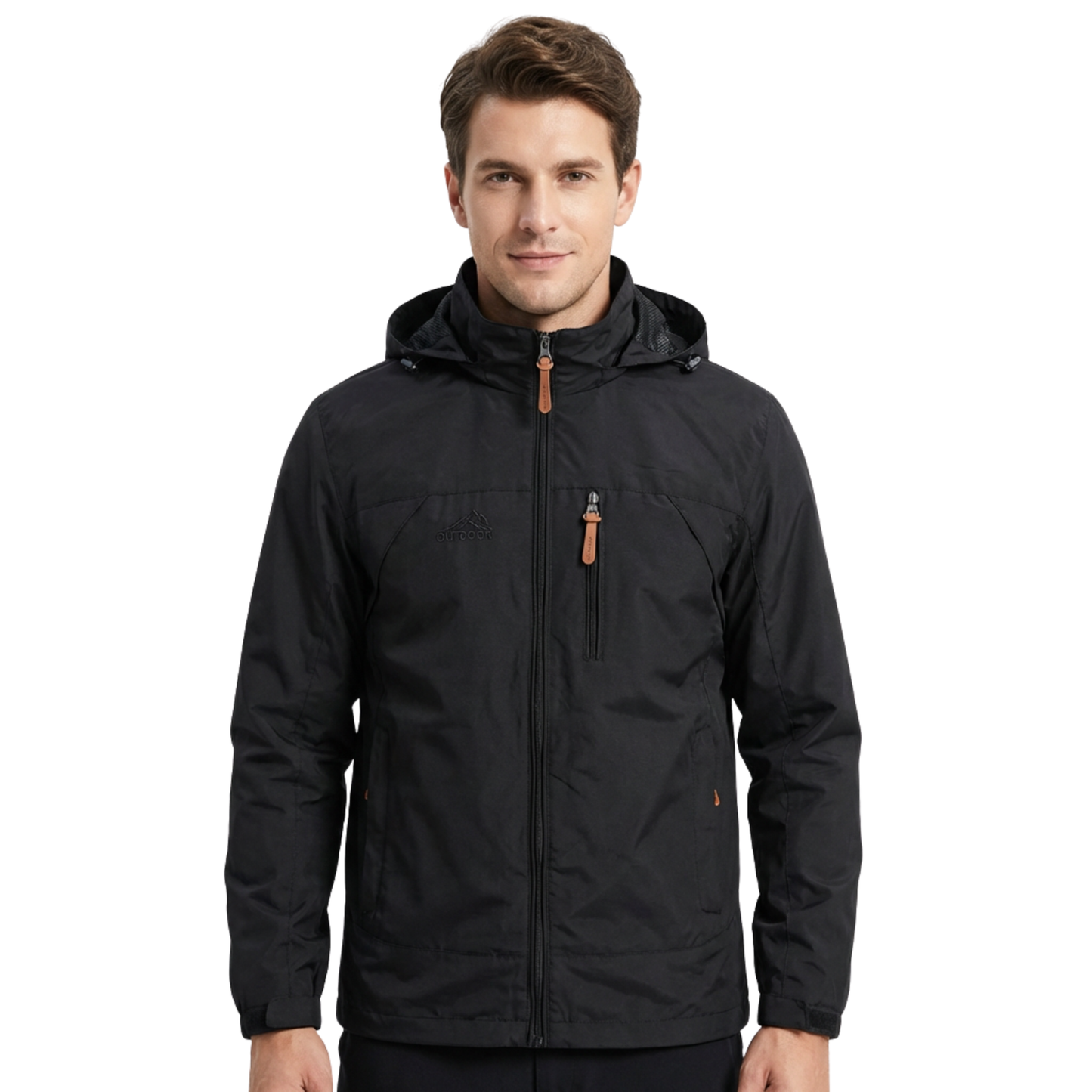 Veste imperméable et coupe-vent pour homme