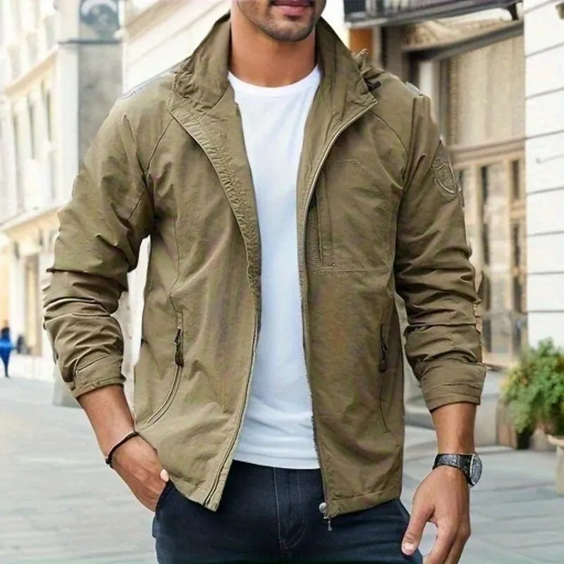 Veste légère à capuche pour homme