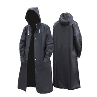 Veste longue à capuche pour homme