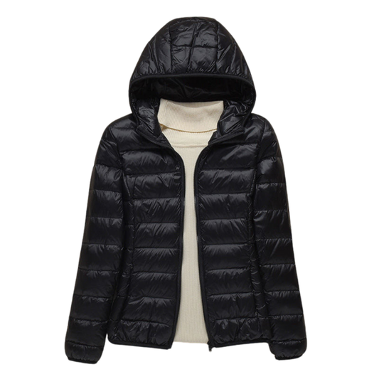 Veste matelassée à capuche pour femme