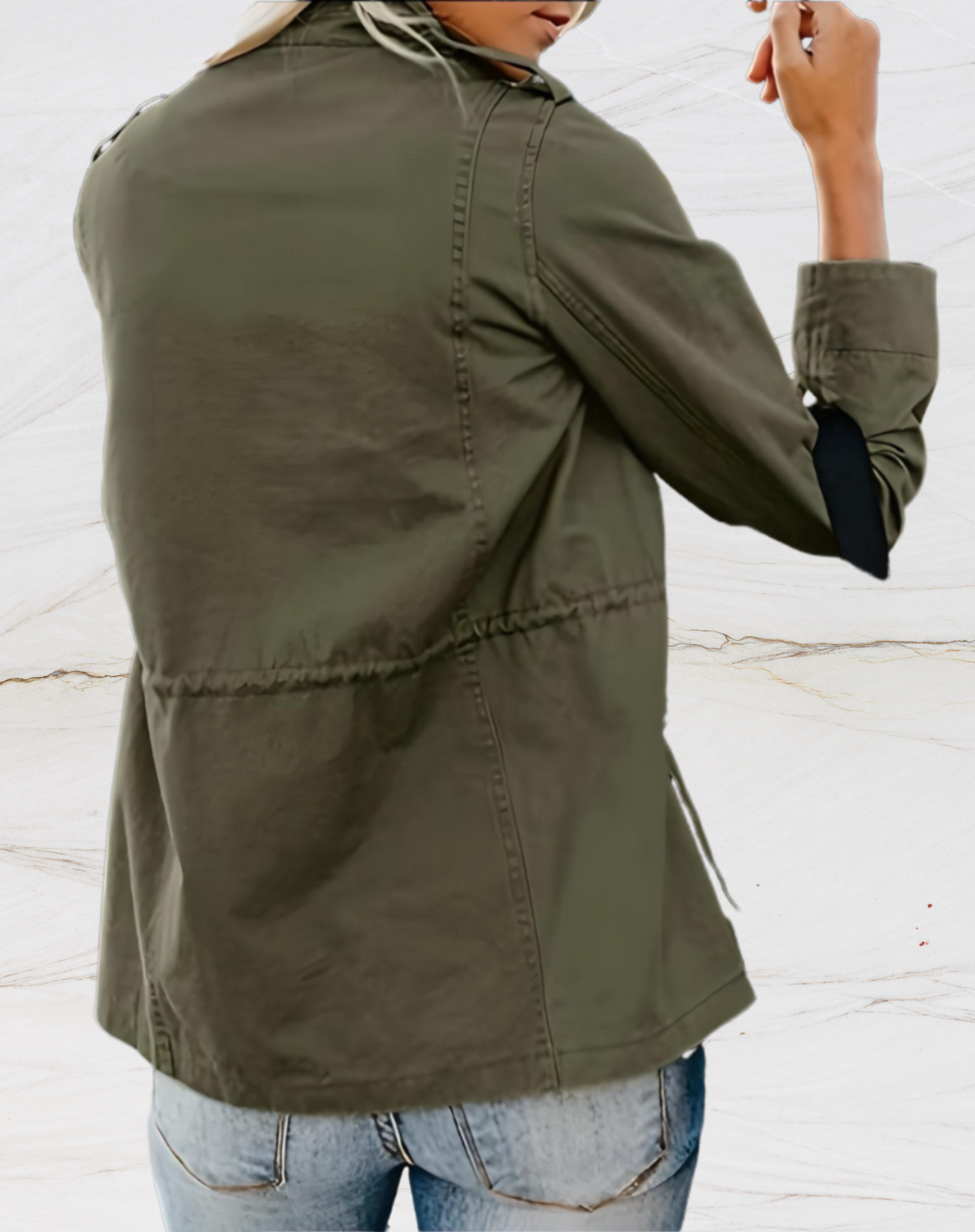 Veste militaire utilitaire pour femme