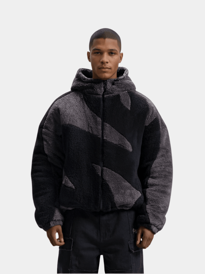 Veste oversize à zip intégral pour homme
