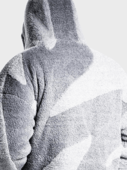 Veste oversize à zip intégral pour homme