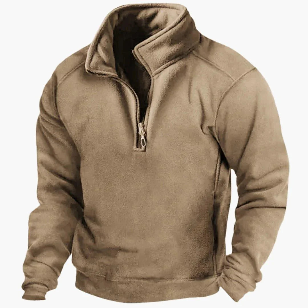Veste polaire à zip 1/4 pour homme