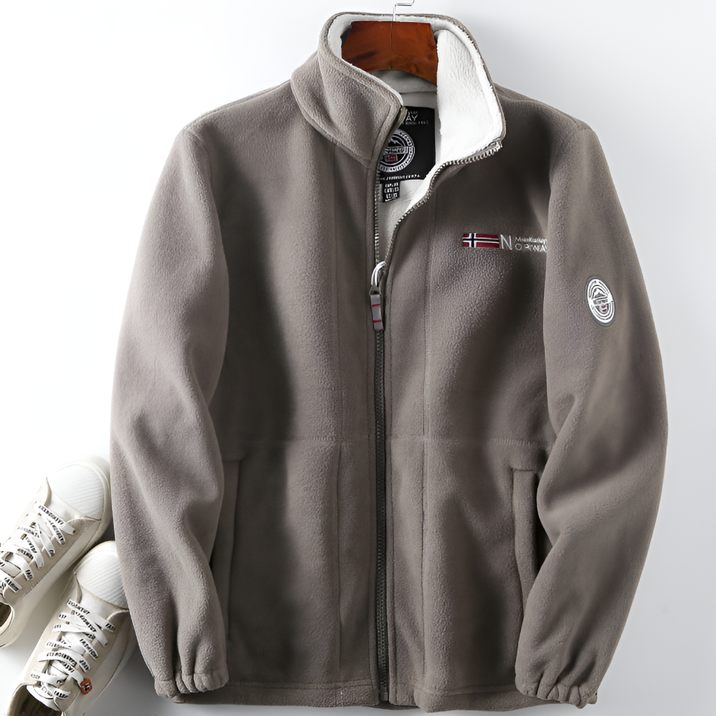 Veste polaire d’extérieur décontractée pour homme