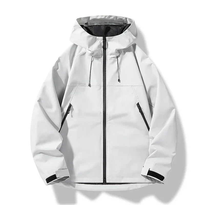 Veste shell à capuche pour homme