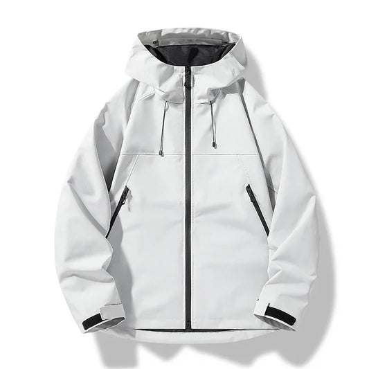 Veste shell à capuche pour homme