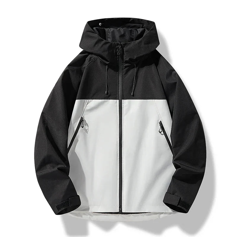 Veste shell à capuche pour homme