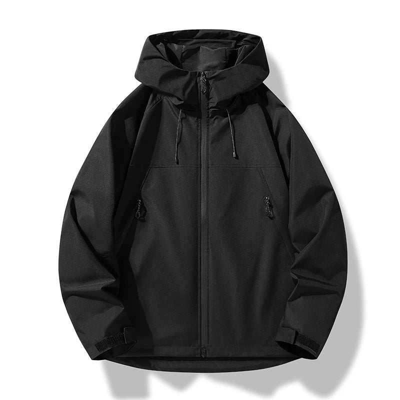 Veste shell à capuche pour homme