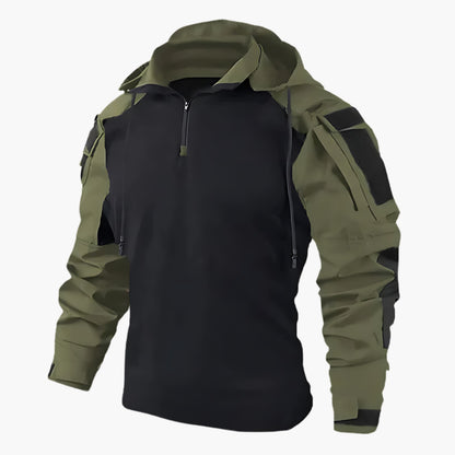 Veste tactique d'hiver à capuche pour homme
