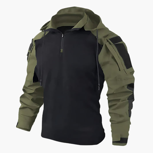 Veste tactique d'hiver à capuche pour homme